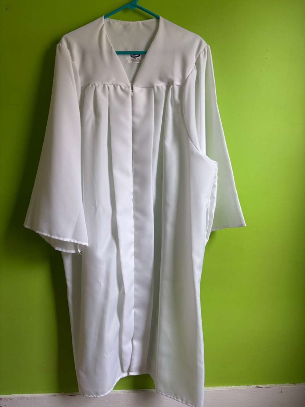 Classic White Graduation Gown